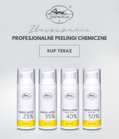 Peelingi chemiczne AHA polskiej marki Jadwiga - hurtownia kosmetyki profesjonalnej kosmepro.pl